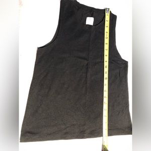 Barre3 crop top. Black. Size S